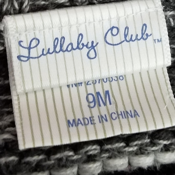 Lullaby Club Set Reindeer Deer Sweater Button Down Polo 9m - Picture 6 of 8